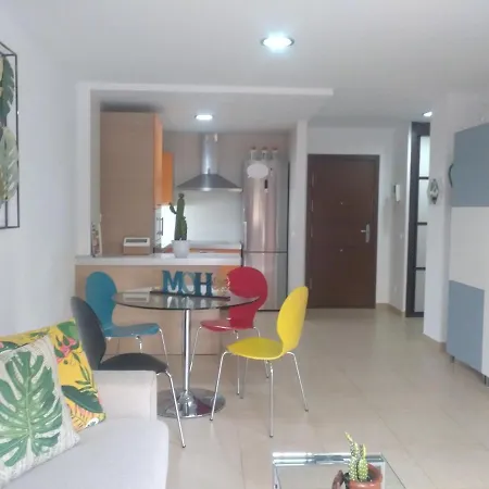 شقة El Arona Mi Jardin بالم مار